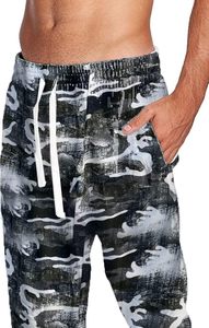 Breathable <b>Drawstring</b> Anti-wrinkle Washed Men's Pants <b>Trouser</b> Plain Dyed Lightweight Casual Cargo Pants for Men - Product Image 6