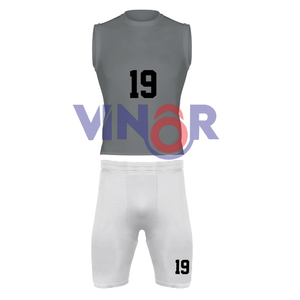 Uniforme de Fútbol Americano Personalizado de Alta Calidad y Transpirable con Logotipo Personalizado, 100% Poliéster, Uniformes de Fútbol Americano 7v7 con OEM - Product Image 1