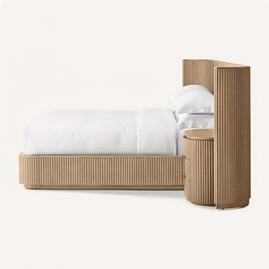 Lit de luxe Byron tendance en chêne européen avec couleur personnalisée, vente chaude - Product Image 5