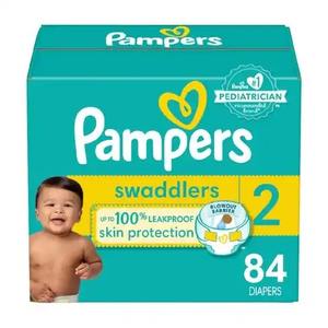 Couches Pampers Baby Dry / Couches pour nouveau-nés taille 2, taille 4 et couches Pampers Jumbo - Product Image 3