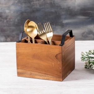 Support organisateur de bureau avec poignée en métal noir pour la maison hôtel Restaurant dernière conception porte-cuillère pour accessoires de cuisine - Product Image 1