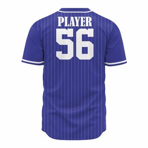 Diseño personalizado botón completo camisetas de béisbol transpirable impreso ropa deportiva para hombres - Product Image 2