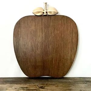 Tabla para cortar queso con diseño de manzana y madera de acacia al por mayor, nueva tabla para cortar utensilios de cocina - Product Image 1