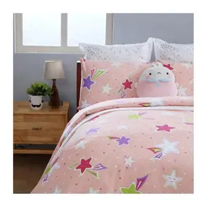 Cổ điển sao trăng thêu Comforter linen mềm bộ đồ giường Túi 3/4pcs Duvet cover Bộ chăn bao gồm vỏ gối giường lenin trên bán