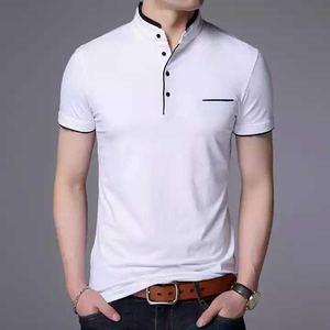 Men's Premium Quality Solid Spandex/<b>Polyester</b> Eco-Friendly for <b>Shirt</b> Casual Short Sleeve Wholesale Factory Customizable - Product Image 4