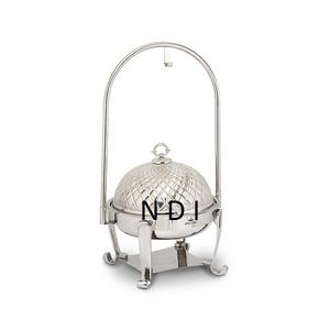 จานอุ่นอาหารสำหรับใช้ในครัวเรือนแบบหรูหราสำหรับร้านอาหารของโรงแรมจานอุ่นอาหารบุฟเฟต์ชุบทอง - Product Image 2