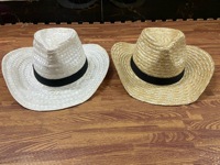 Chapeau Fedora Fait Main de Haute Qualité en Feuilles de Pandanus Naturelles Écologique pour Usage Unisexe - Activités de Pêche en Plein Air - Caryln