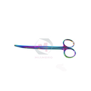 กรรไกรผ่าตัดสแตนเลสคมออกแบบด้วยมือโค้งสำหรับใช้ในการผ่าตัด - Product Image 6