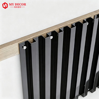 Venta Directa de Fábrica, Panel de Pared Acanalado de Acero Inoxidable 201 304 Dorado para Paredes de TV, Revestimiento Interior, Decoración