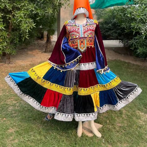 2025 recién llegados vestido de Kuchi afgano de moda para mujer de manga larga ropa de fiesta Maxi vestidos elegantes afganos - Product Image 1