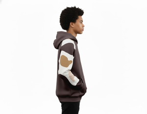 Sweat à capuche surdimensionné pour homme en mélange polyester/coton, logo personnalisé, pull épais de qualité supérieure, imperméable, respirant, hiver - Product Image 6