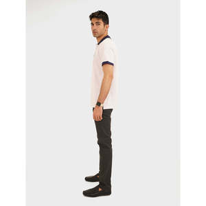 CHISUZU Polo ajusté en tissu jersey respirant de haute qualité, coupe ample, taille XL, manches courtes, coloré, uni ou rayé - Product Image 2