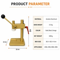 Nouvelle Machine Commerciale de Scellage de Boissons en Canette Pop-Top, Scelleuse Manuelle de Boissons au Lait et au Thé avec Couvercle à Ouverture Facile