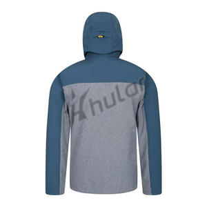 Veste softshell respirante de haute qualité pour hommes pour la conception sportive d'hiver avec col à capuche pour les sports de plein air - Product Image 4