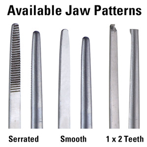 Pinzas profesionales de bayoneta Gruenwald, pinzas rectas de bayoneta de acero inoxidable Gruenwald Jansen - Product Image 6