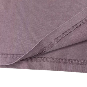 OEM al por mayor 20MOQ 100% algodón personalizado colorido Casual Camiseta cuello redondo manga corta de punto en blanco camiseta para hombres - Product Image 5