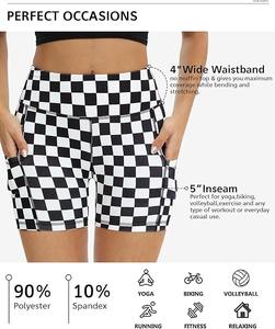 กางเกงขาสั้นผ้ายีนส์เอวสูงสำหรับผู้หญิงขาตรงยืดแบบรัดเอวยืดได้พร้อมปลอกผ้าดิบและกางเกงขาสั้นผ้าฝ้ายลายร้อนแรง - Product Image 3