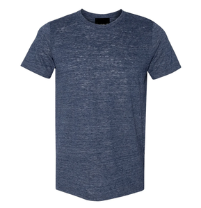 Top oferta al por mayor tamaño personalizado hombres Melange camiseta transpirable Dry Fit Fitness Running Top y botón hombres Fitness camiseta Top - Product Image 5