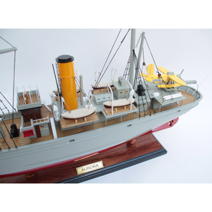 โมเดลเรือออโรร่าจากคอลเลกชั่น Tintin's จากชุดลองเลอร์นิยายไม้พร้อมรายละเอียดทำด้วยมือทาสีและของขวัญตกแต่งบ้าน - Product Image 4