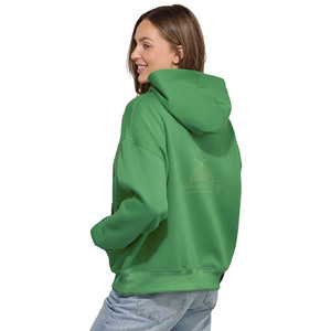 Sudadera con Capucha Estampada con Pedrería, Elegante y Cómoda, 100% Algodón, Sudadera Informal para Mujer con Bolsillo Tipo Canguro - Product Image 2