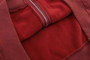 Sudadera con capucha y cremallera para hombre, alta calidad, 100% algodón, secado rápido, transpirable, sólido, invierno, Etiqueta Privada, impresión Digital, superventas - Product Image 6