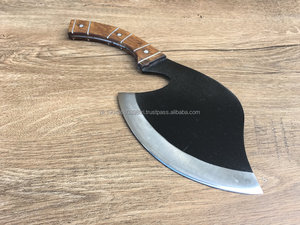 Cuchillos de carnicero de Damasco directos de fábrica, cuchillo de cocina de acero de Damasco más vendido con mango de madera - Product Image 3
