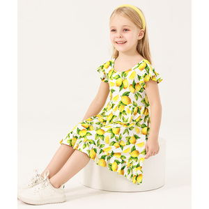 ชุดเดรสแขนกุดสำหรับเด็กผู้หญิง ตัดเย็บแบบเว้าด้านหลัง ช่วงเอวเข้ารูป - Product Image 3