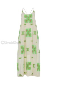 ผู้หญิงพิมพ์ชุดMaxiยาวสายรัดบางคอหลังลึกผูกริบบิ้นราคาต่ําแฟชั่นชุดลําลอง - Product Image 6