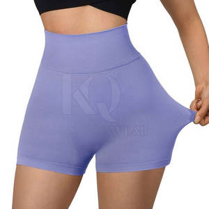 Shorts Deportivos Ligeros, Transpirables y de Secado Rápido, Cintura Alta, Tela Elástica para Gimnasio, Entrenamiento, Running, Fitness, Yoga - Product Image 6