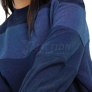 Diseño personalizado al por mayor de manga larga señora de calidad superior pulóver cuello redondo mujeres sudadera para la venta - Product Image 4