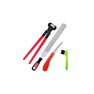 Kit d'outils de maréchal-ferrant de la meilleure qualité Kit de toilettage de sabots équins 8 pièces Outil d'instrument vétérinaire professionnel en fer à cheval - Product Image 2