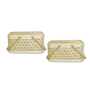 VENTA CALIENTE Exportación de Vietnam Celebre cuidadosamente con cestas de regalo de bambú personalizables - Product Image 1