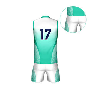 Uniforme de voleibol, ropa deportiva, 100% poliéster, unisex, venta al por mayor, colores personalizados y logotipo, tela de 160g, los más vendidos - Product Image 6