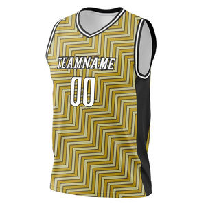 Diseño personalizado Retro sublimación Reversible Antibacteriano Impreso Baloncesto Adulto Uniforme Jersey Kit Set - Product Image 3
