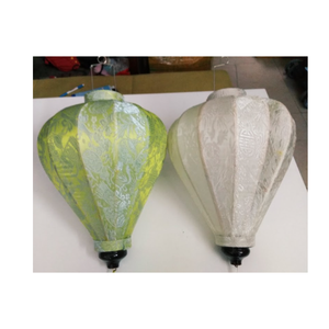 Linternas de seda Hoi An | Linterna vietnamita hecha a mano | Linterna para decoración de interiores, festivales o uso en el jardín - Product Image 6