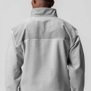 Veste à fermeture éclair quart pour homme avec matériau durable, parfaite pour les activités de plein air et un usage quotidien - Product Image 2