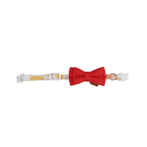 Modern Luxury Elegant Personalized Soft Durable Adjustable Washable Safety Buckle Detachable Bow Tie Floral Cat <b>Collar</b> - Product Image 1