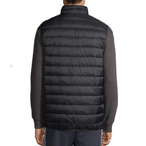 Venta al por mayor unisex chaqueta cortavientos Softshell media manga Formal Puffer chándal a prueba de viento cremallera teñida chaqueta lavada - Product Image 3