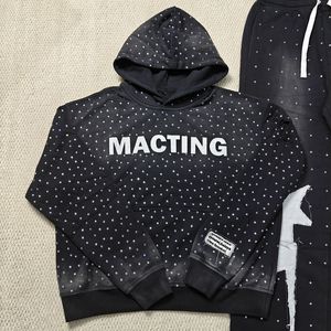 เสื้อฮู้ดแบบมีซิปสำหรับผู้ชายเสื้อมีฮู้ดผ้าฟลีซซักแบบวินเทจปักลายได้ตามต้องการ - Product Image 4