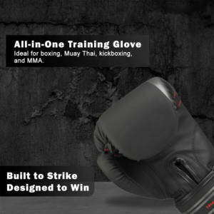 Guantes de boxeo Premium de PU mate para entrenamiento de combate, boxeo, kickboxing, gimnasio, Muay Thai con espuma moldeada por inyección - Product Image 6