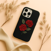 Nouvelle Coque de Téléphone Portable Personnalisée avec Broderie Cerf et Perles, Étui Rigide de Protection Portable pour Téléphones, Design 2026