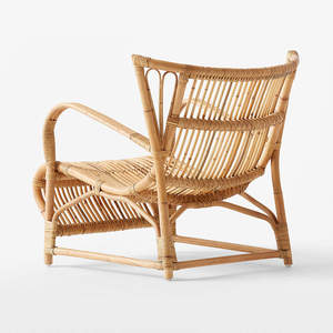 New Release Wicker Rattan Lounge Chair Vintage Design Rattan Relaxing Chair for Home <b>Outdoor</b> Garden - Product Image 6