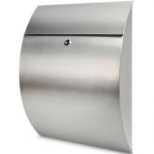 Boîte aux lettres Riviera 3835 Ni en acier inoxydable, hauteur 460 mm, largeur 335 mm, profondeur 130 mm, norme DIN C4 BURG-WCHTER - Product Image 3