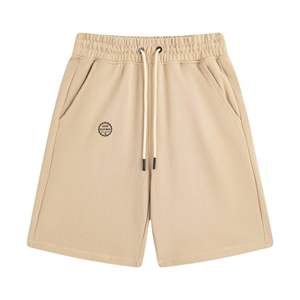 กางเกงขาสั้นผู้ชายผ้าฝ้ายทรงโอเวอร์ไซส์ความยาวกลางเข่า 360 กรัม สกรีนโลโก้ได้ ระบายอากาศได้ดี เอวยางยืด ผ้าแคนวาส สไตล์ไฮสตรีท - Product Image 5