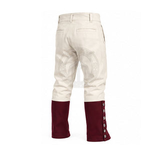 Pantalón de Estilo Histórico de la Guerra Napoleónica con Diseño Clásico, Cintura Estructurada y Costuras Detalladas - Product Image 6