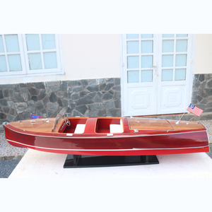 Gia Nhien, diseño personalizado del fabricante, alta calidad, CHRIS CRAFT, barril trasero 1940, modelo de madera, barco, artesanía de Metal chapado - Product Image 2