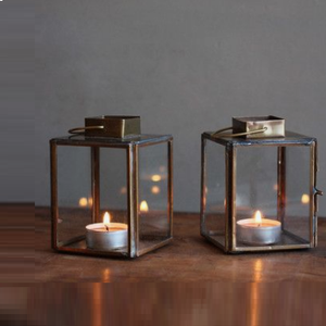 IK Designs, candelabros interiores/exteriores de iluminación para el hogar de Calidad exclusiva, huracanes de metal y vidrio para interiores elegantes - Product Image 3