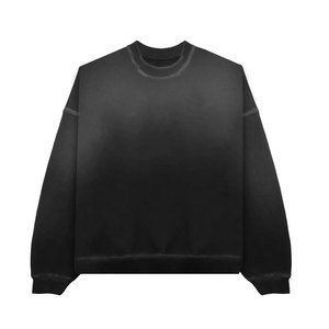 Sweats à capuche pour hommes sweat à capuche surdimensionné vintage lavage à l'acide Couples pulls à capuche en coton pour hommes sweats Streetwear - Product Image 5