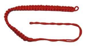 High Quality Custom Red Ceremonial Uniform <b>Lanyards</b> Budget-friendly <b>Polyester</b> DoubleCord Accessories on Sale - Product Image 6