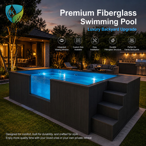 Piscina Elevada Personalizada de Instalación Rápida, Piscina de Fibra de Vidrio para Exteriores, Proyecto Comercial de Lujo para Airbnb - Product Image 2